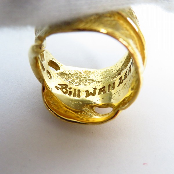 実際に弊社で買取させて頂いたBWL/ビルウォールレザー グラフィティーゴールドフェザーリング/12～13号の画像 4枚目