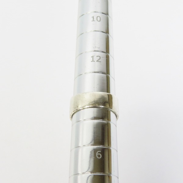 実際に弊社で買取させて頂いたCRAZY PIG/クレイジーピッグ SKULL&CROSS BINE/スカル＆クロス バイン リング #346 14号の画像 8枚目