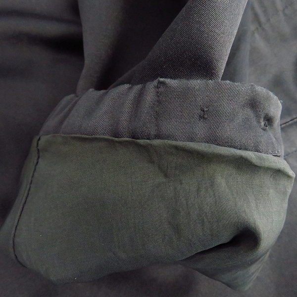 実際に弊社で買取させて頂いたGIORGIO ARMANI/ジョルジオアルマーニ トレンチコート ダークネイビーの画像 5枚目