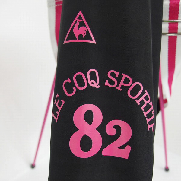 実際に弊社で買取させて頂いたLe coq sportif/ルコックスポルティフ スタンド式ゴルフクラブケース/ショルダーストラップ付き QQL5108の画像 1枚目