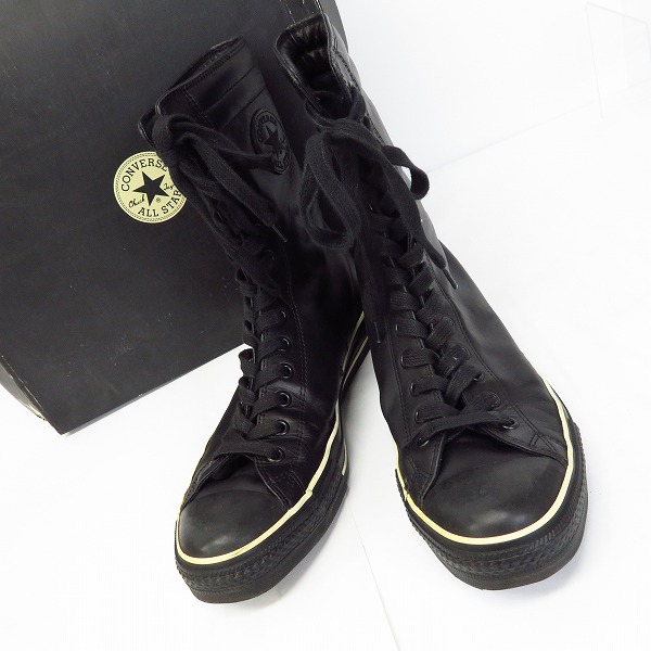 CONVERSE/コンバース AS EXTRA LE KNEE-HI/レザー ニーハイ スニーカー 
