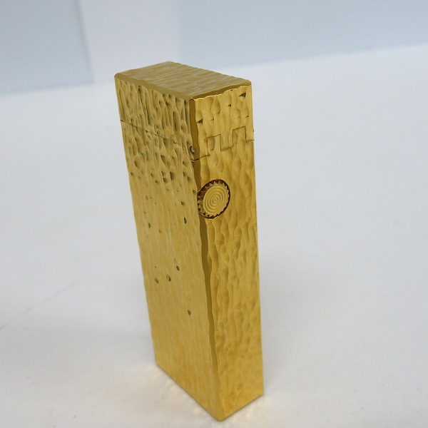 実際に弊社で買取させて頂いたdunhill/ダンヒル Rollagas/ローラ ハンマートーン ガスライター ゴールドの画像 3枚目