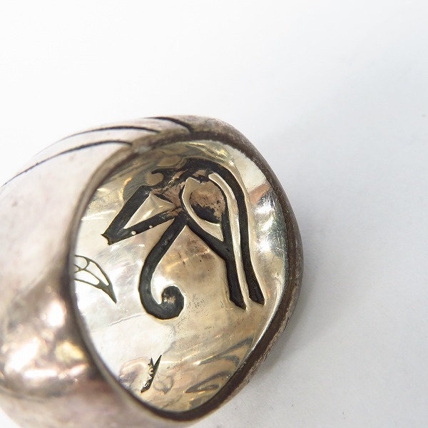 実際に弊社で買取させて頂いたCRAZY PIG/クレイジーピッグ ホルスヘッドリング/21号の画像 7枚目