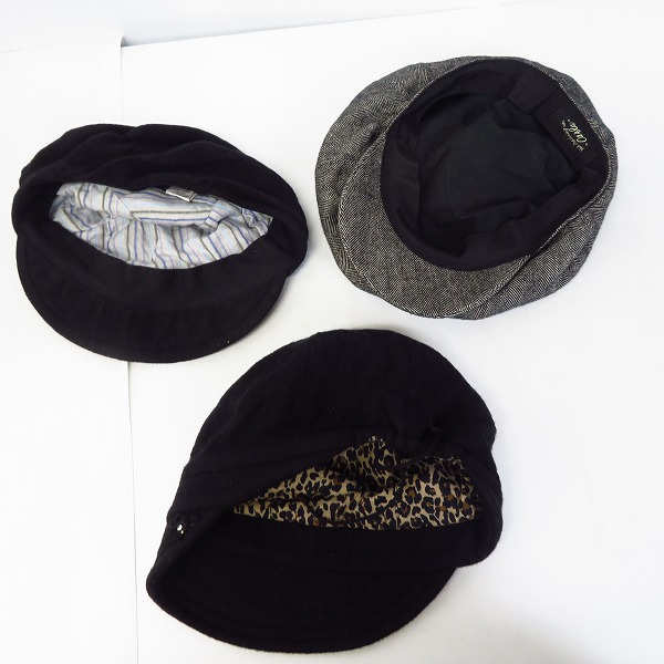 実際に弊社で買取させて頂いたCA4LA/カシラ ウールキャスケット/ウールベレー帽 5点セットの画像 2枚目