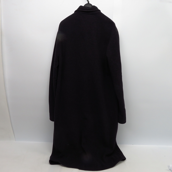 実際に弊社で買取させて頂いたGIORGIO ARMANI/ジョルジオ・アルマーニ メルトン ウールロングコート/48の画像 1枚目