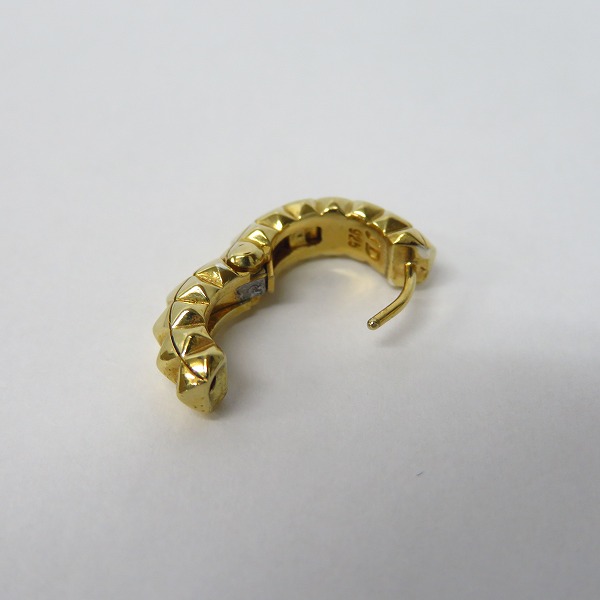 実際に弊社で買取させて頂いたJustin Davis/ジャスティンデイビス Spikey John Earring/スパイキージョン ピアス/SEJ783/2点セットの画像 4枚目