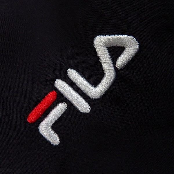 実際に弊社で買取させて頂いたFILA/フィラ ロゴ刺繍 ポリエステル ジャケット/Mの画像 2枚目