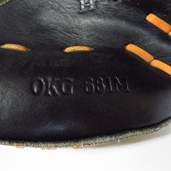 実際に弊社で買取させて頂いたHi-Gold/ハイゴールド 己極 軟式用 キャッチャーミット OKG-681Mの画像 4枚目