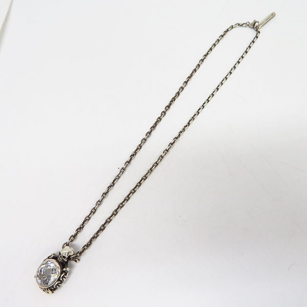 実際に弊社で買取させて頂いたDEAL DESIGN/ディールデザイン スカル ストーン ペンダントトップ/チェーン付きの画像 6枚目