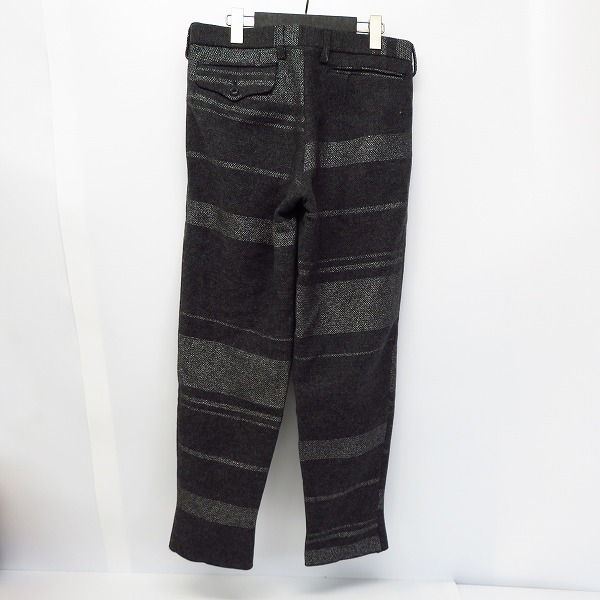 実際に弊社で買取させて頂いたkolor/カラー 厚手ウールパンツ/ボーダー/2の画像 1枚目