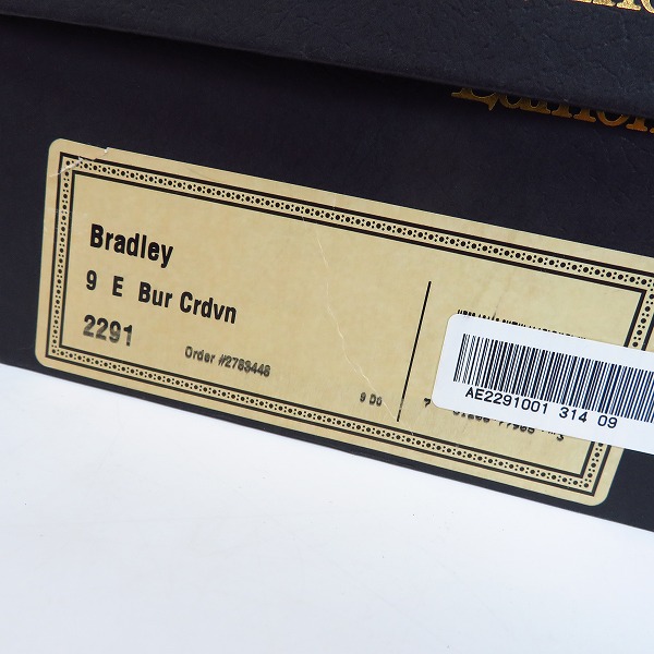 実際に弊社で買取させて頂いたALLEN EDMONDS/アレンエドモンド レザーレースアップシューズ/2291/9の画像 8枚目