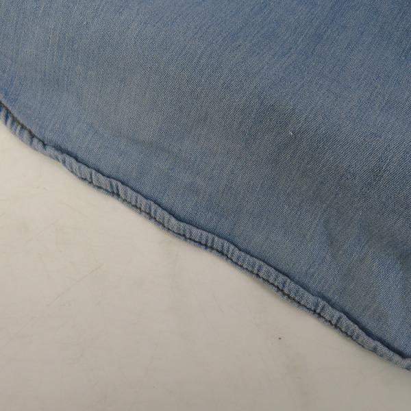 実際に弊社で買取させて頂いたjunhashimoto/ジュンハシモト ロングスリーブ デニムシャツ コットン/2の画像 7枚目