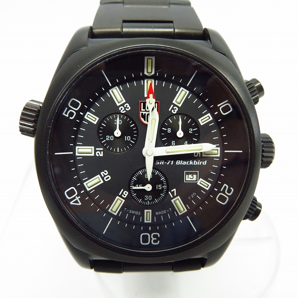 実際に弊社で買取させて頂いたLUMINOX/ルミノックス ブラックバード SR-71 シリーズ9000 腕時計【動作未確認】