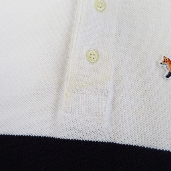 実際に弊社で買取させて頂いたMAISON KITSUNE/メゾンキツネ ポロシャツ/Mの画像 7枚目