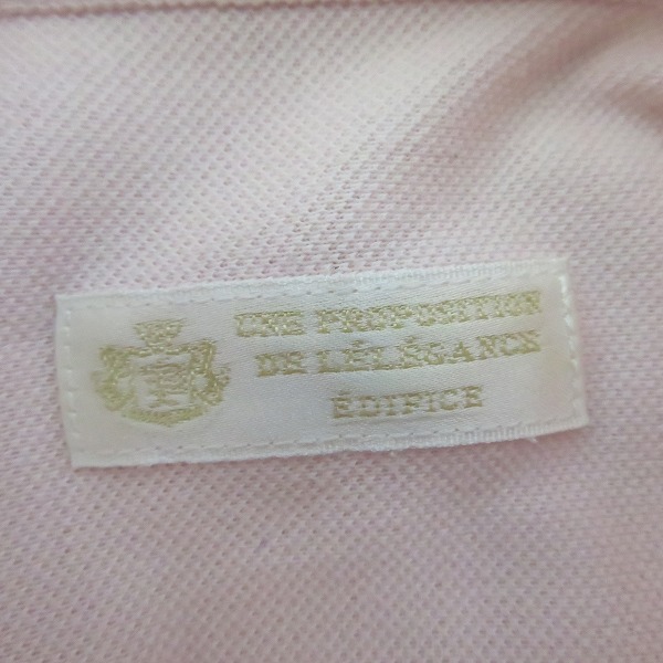 実際に弊社で買取させて頂いたEDIFICE/エディフィス 長袖シャツ ピンク/44の画像 2枚目