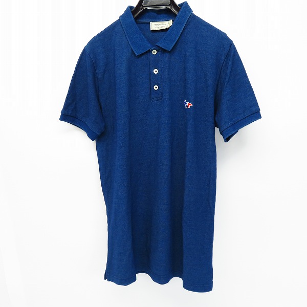 実際に弊社で買取させて頂いたMAISON KITSUNE PARISIEN ワンポイント ポロシャツ ネイビー/M