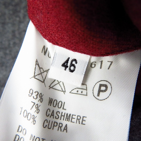 実際に弊社で買取させて頂いたFACTOTUM/ファクトタム ダブルブレストコート グレー/46の画像 3枚目