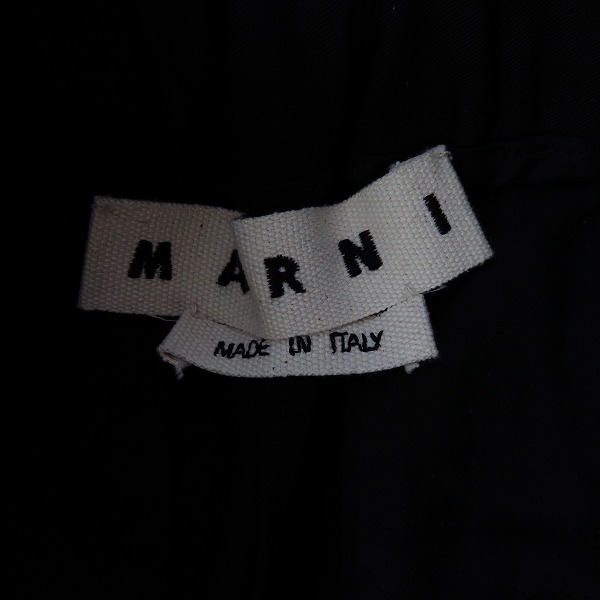 実際に弊社で買取させて頂いたMARNI/マルニ 16AW センタープレスイージーパンツ ジョガーパンツ M05KA0026 44の画像 3枚目