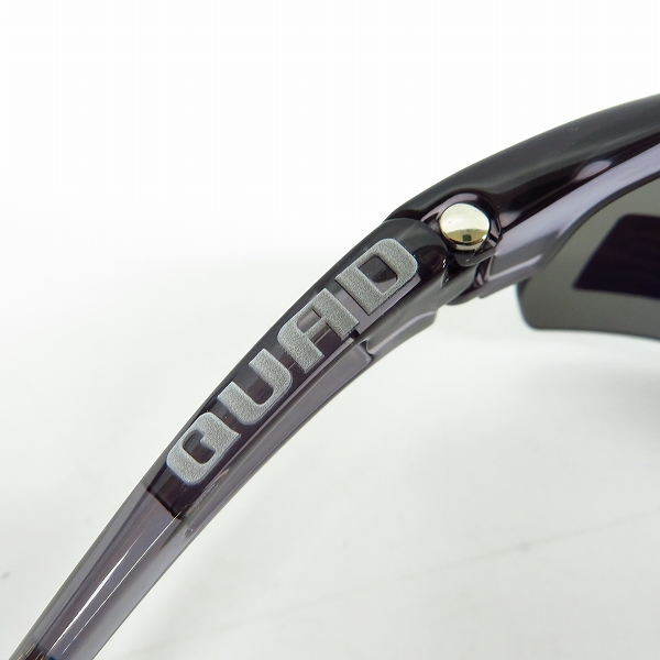 実際に弊社で買取させて頂いたQUAD/クアッド サングラス/アイウェア Clear Glay/クリアグレイ QD-9001 の画像 5枚目