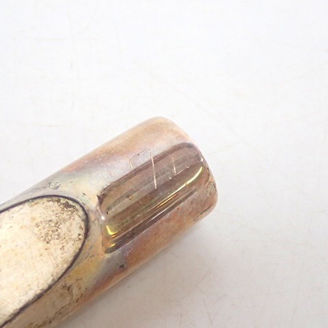 実際に弊社で買取させて頂いた【詳細不明】BRENDAN TIBBS SV925製 シルバー925 テナーサックス用 マウスピース メタルマウスピースの画像 5枚目