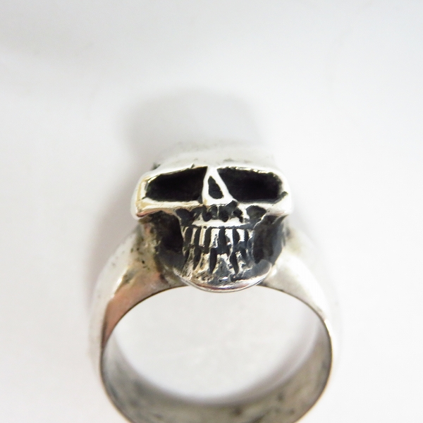 実際に弊社で買取させて頂いたSTANLEY GUESS/スタンリーゲス ラージスカル リング 12.5号の画像 4枚目