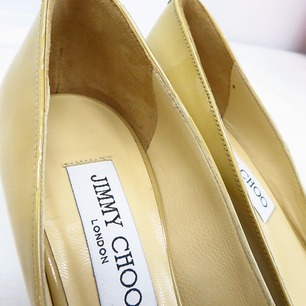 実際に弊社で買取させて頂いたJIMMY CHOO/ジミーチュウ ピンヒール エナメル 35.5の画像 6枚目