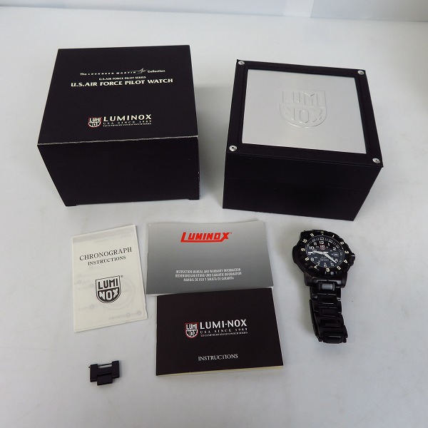 実際に弊社で買取させて頂いたLUMINOX/ルミノックス F-117 ナイトホーク 腕時計 6400-200【動作未確認】の画像 6枚目