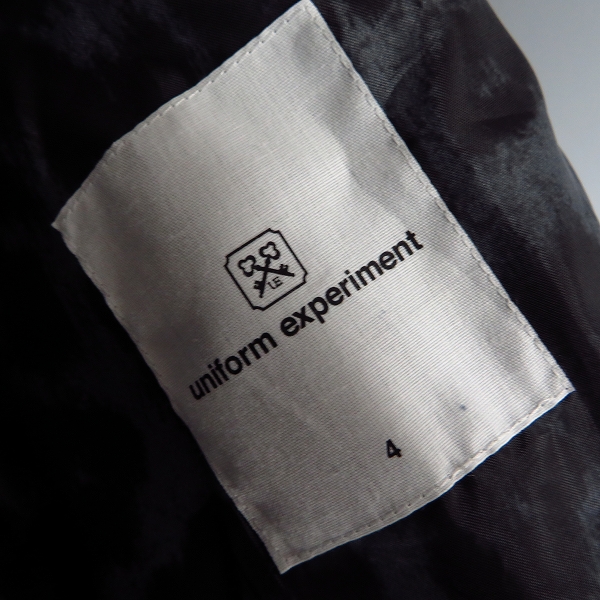 実際に弊社で買取させて頂いたuniform experiment/ユニフォームエクスペリメント 16SS ミリタリージャケット ワッペン/4の画像 3枚目