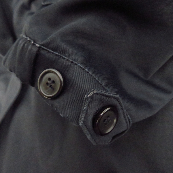 実際に弊社で買取させて頂いたGIORGIO ARMANI/ジョルジオアルマーニ トレンチコート ダークネイビーの画像 7枚目