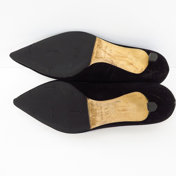 実際に弊社で買取させて頂いたJIMMY CHOO/ジミーチュウ スウェード調 パンプス　35.5の画像 2枚目