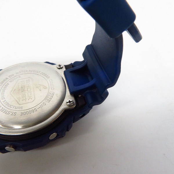 実際に弊社で買取させて頂いたG-SHOCK/Gショック デニムドカラー スクエアモデル/DW-5600DE-2JFの画像 6枚目