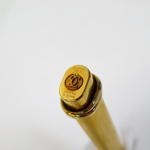 実際に弊社で買取させて頂いたCartier/カルティエ カートリッジ式  金色ボールペン ケース付の画像 3枚目