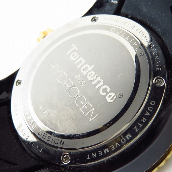 実際に弊社で買取させて頂いたTendence×HYDROGEN/テンデンス×ハイドロゲン ガリバー クォーツ/腕時計 5023015【動作未確認】の画像 3枚目