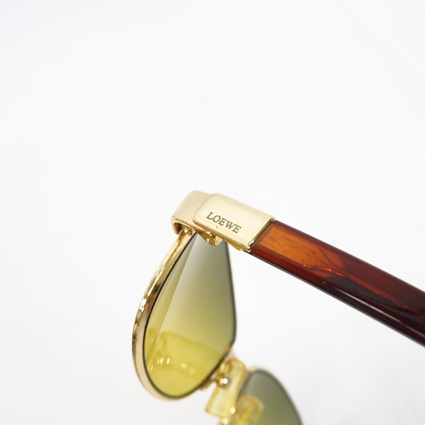 実際に弊社で買取させて頂いたLOEWE/ロエベ サングラス SLW021 col.200の画像 8枚目