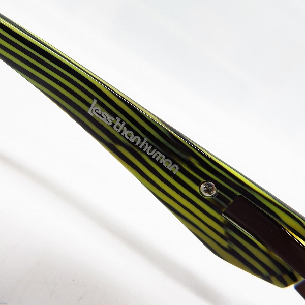 実際に弊社で買取させて頂いたLESS THAN HUMAN/レスザンヒューマン 眼鏡/メガネフレーム/アイウェア 1160-hi2の画像 5枚目