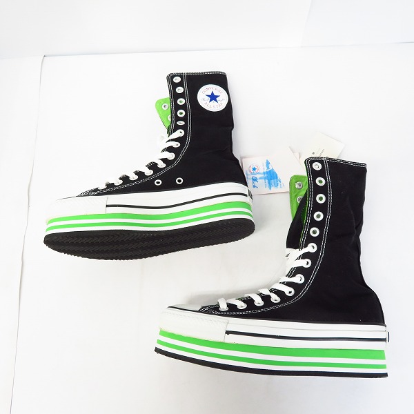 コンバース　厚底　ALL STAR PLT ST KNEE-HI 24.5 未使用】CONVERSE/コンバース オールスター PLT ST KNEE-HI 厚底