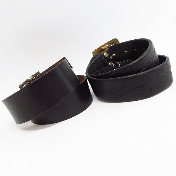 実際に弊社で買取させて頂いた【未使用含む】FUNNY/ファニー IMPORTAIR/インポートエアー レザーベルト 2点セットの画像 1枚目