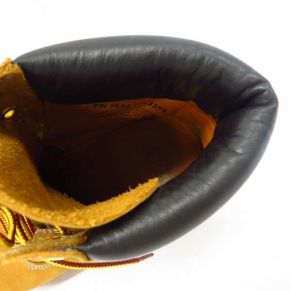 実際に弊社で買取させて頂いたTimberland/ティンバーランド 6インチ プレミアムブーツ 10061/9Wの画像 4枚目
