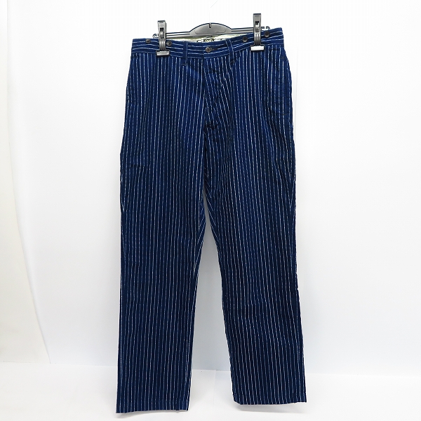 実際に弊社で買取させて頂いた【未使用】SUGAR CANE/シュガーケーン ウォバッシュストライプワークパンツ/32