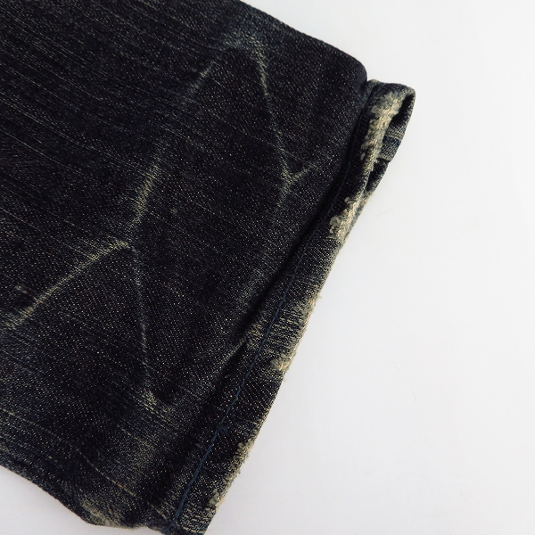 実際に弊社で買取させて頂いたFACTOTUM/ファクトタム レザーパッチ デニムパンツ/29の画像 9枚目