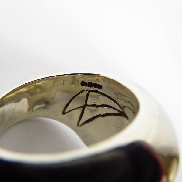 実際に弊社で買取させて頂いた【ギャラ付】CRAZY PIG/クレイジーピッグ LARGE EVIL SKULL/ラージ エビル スカルリング/13.5-14号 の画像 5枚目