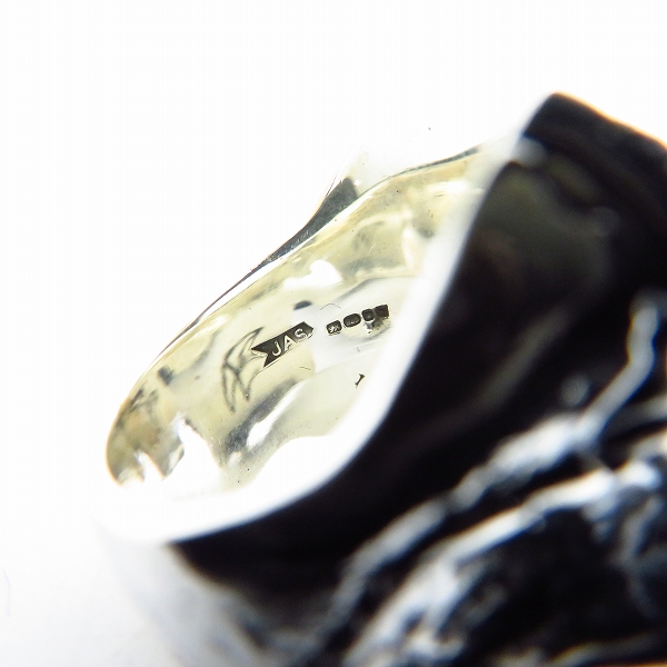 実際に弊社で買取させて頂いた【ギャラ付】CRAZY PIG/クレイジーピッグ LIVE SKULL/ライブスカル リング #989/18号の画像 5枚目