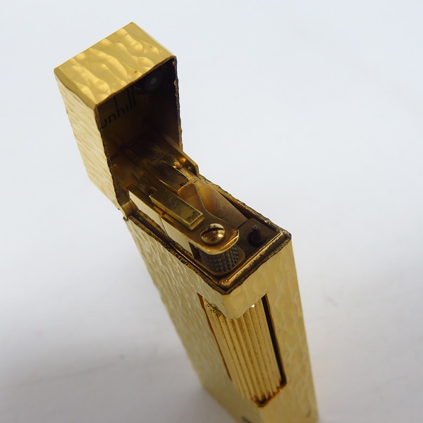 実際に弊社で買取させて頂いたdunhill/ダンヒル Rollagas/ローラ ハンマートーン ガスライター ゴールドの画像 5枚目