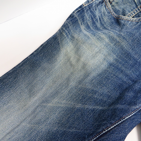 実際に弊社で買取させて頂いたWAREHOUSE/ウェアハウス DUBBLEWORKS/ダブルワークス ボタンフライ デニムパンツ/ジーンズ Size：33の画像 7枚目