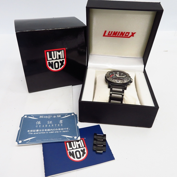 実際に弊社で買取させて頂いたLUMINOX/ルミノックス ネイビーシールズ アルティメイト シリーズ8150/8350 腕時計【動作未確認】の画像 8枚目