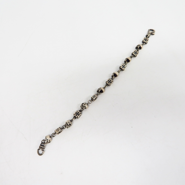 実際に弊社で買取させて頂いたDEAL DESIGN/ディールデザイン スカルス アイアンクロス ブレスレットの画像 5枚目