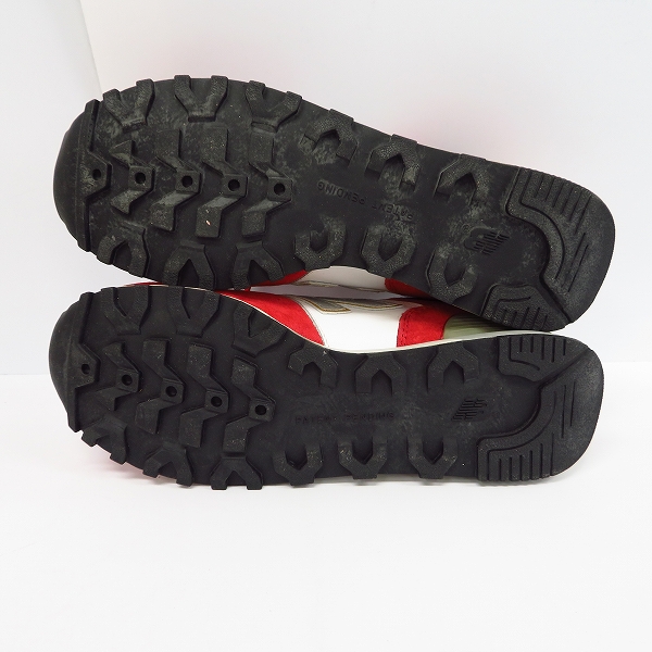 NEW BALANCE/ニューバランス チェック柄/ゴールド切替