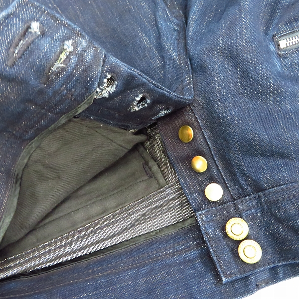 実際に弊社で買取させて頂いたDRESSCAMP/ドレスキャンプ 刺繍 装飾デニムパンツ 8276-260634/46の画像 3枚目