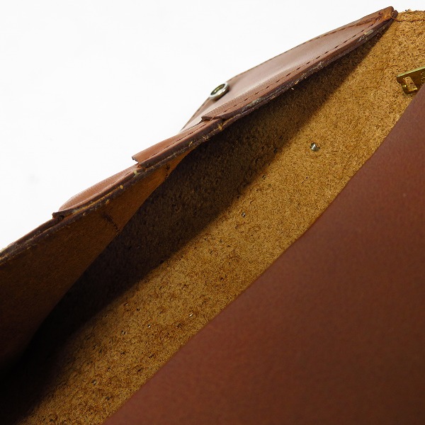 実際に弊社で買取させて頂いたHTC/エイチティーシー スタッズ レザーロングウォレット/長財布 ブラウンの画像 5枚目