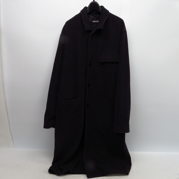 実際に弊社で買取させて頂いたGIORGIO ARMANI/ジョルジオ・アルマーニ メルトン ウールロングコート/48